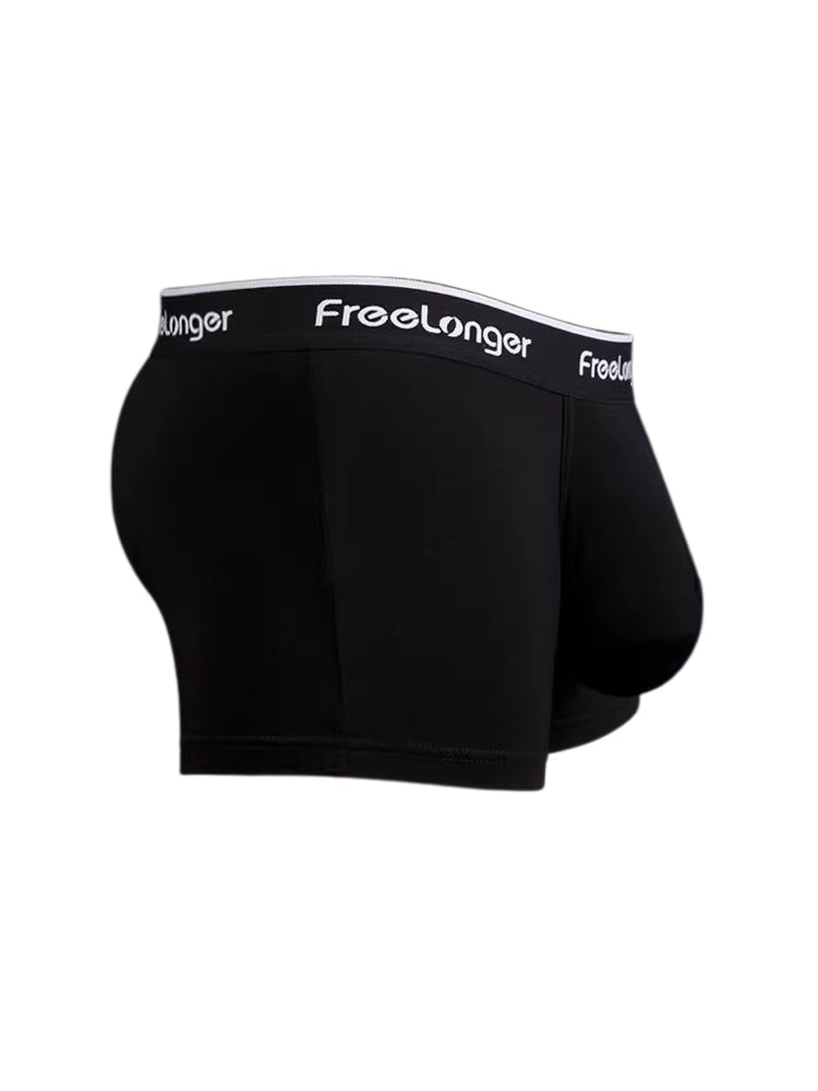 FreeLonger Men's Comfy Separate Support Pouch Trunks