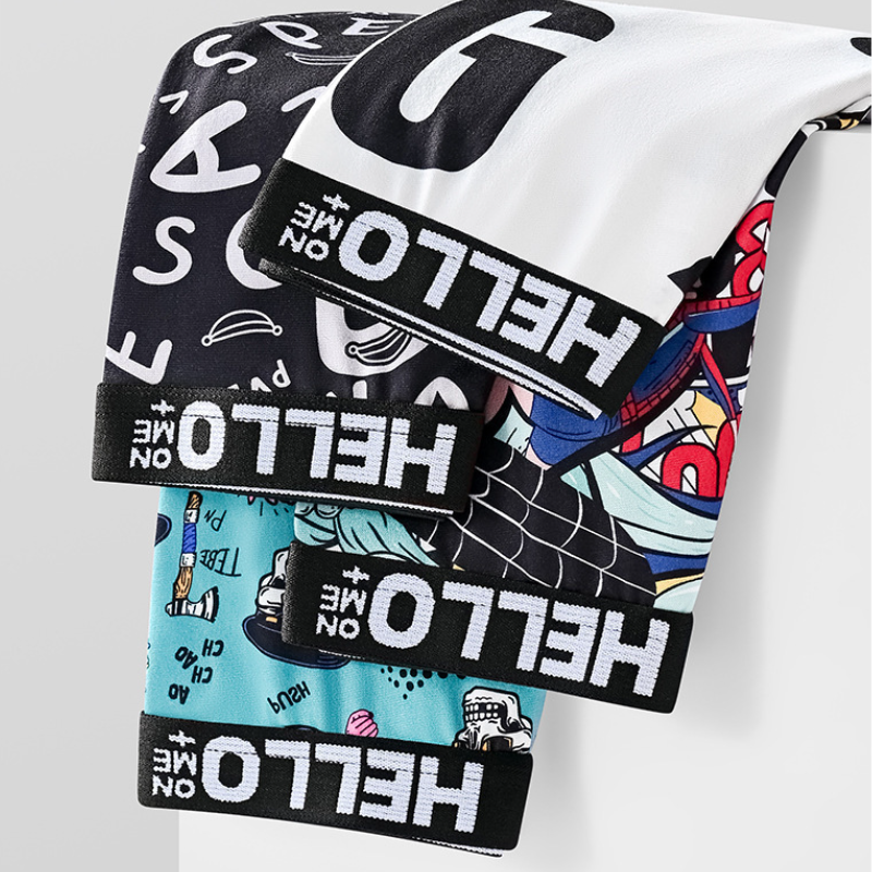 Men's And Women's Fashion Printed Boxer Briefs