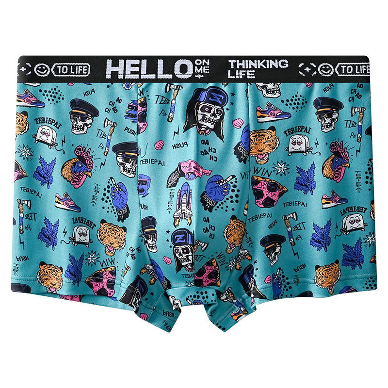 Men's And Women's Fashion Printed Boxer Briefs