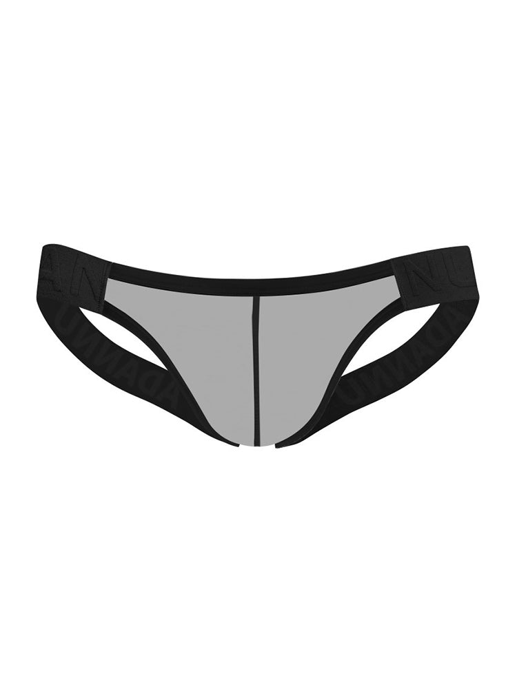 2 Pack Men's No-Waistband Jockstrap with Textured Pattern