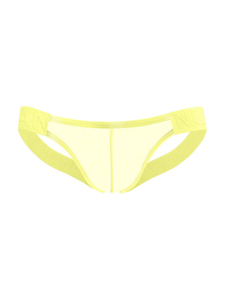 2 Pack Men's No-Waistband Jockstrap with Textured Pattern
