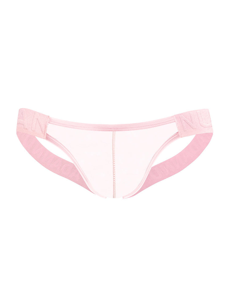 2 Pack Men's No-Waistband Jockstrap with Textured Pattern