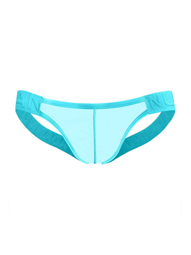 2 Pack Men's No-Waistband Jockstrap with Textured Pattern
