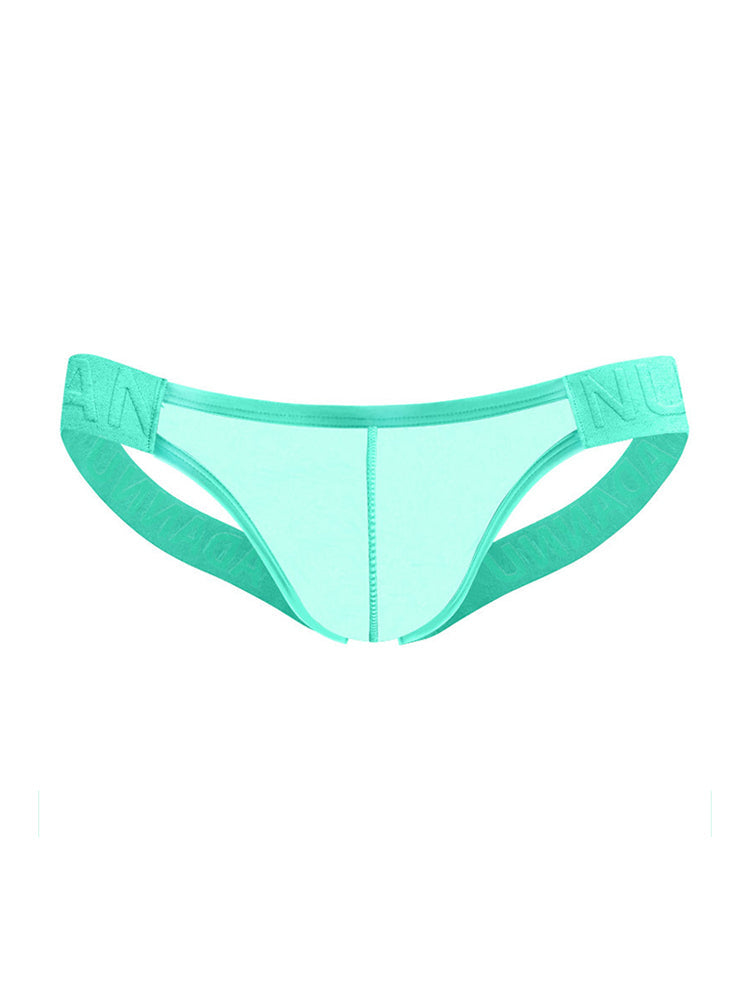 2 Pack Men's No-Waistband Jockstrap with Textured Pattern