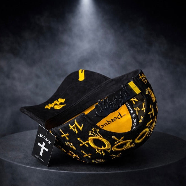 Bible Long Chain Black/Yelllow Cap