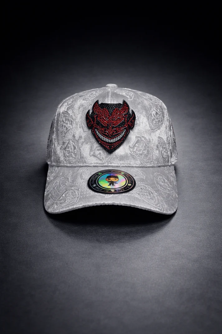 White Velvet Snapback