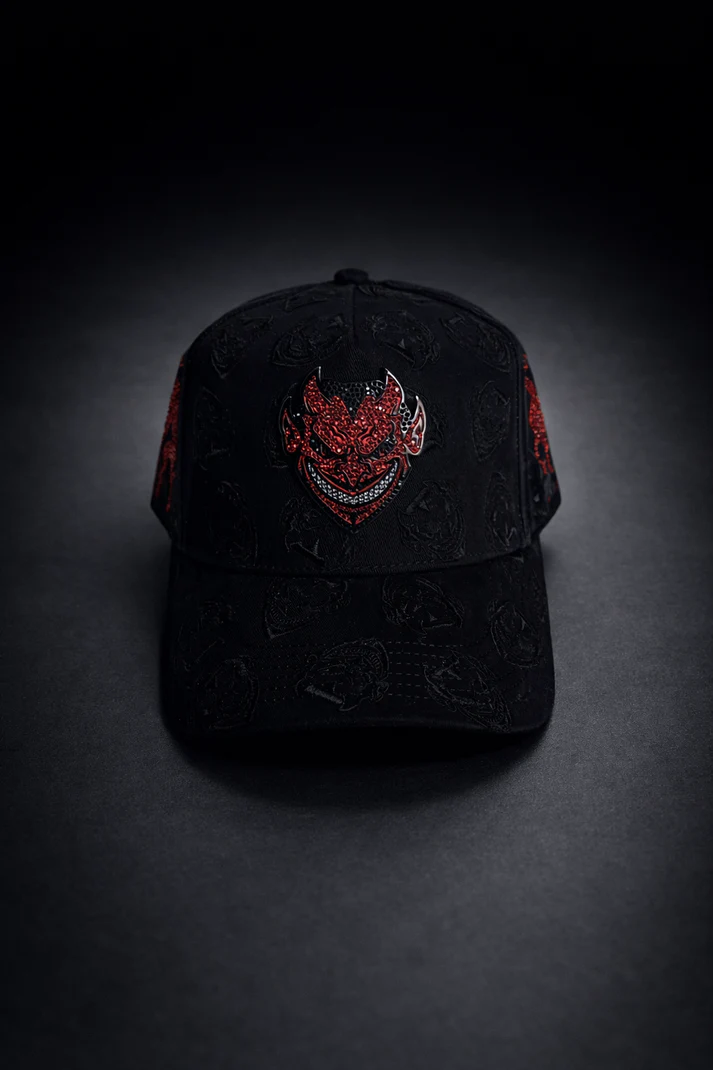Black Snapback with Suede Brim