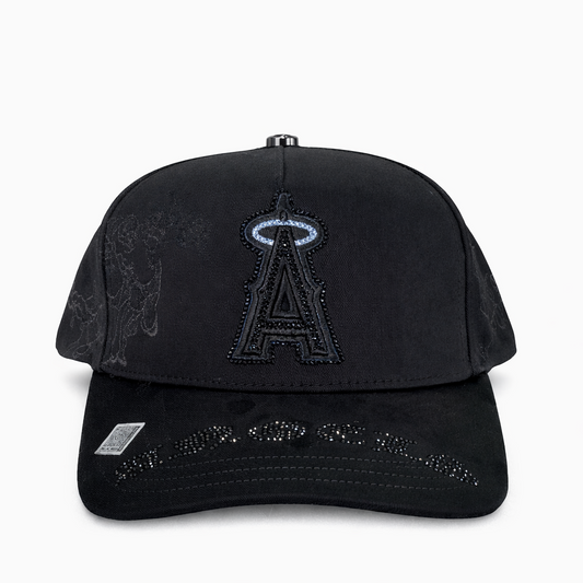 GORRA "A" BLACK/BLUE