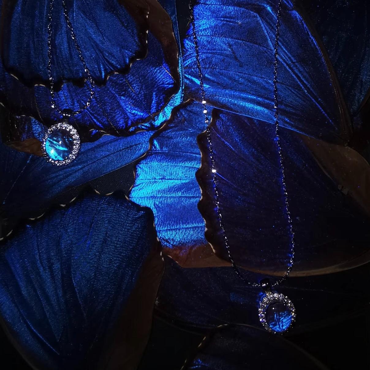 Deep Blue Tears Pendant