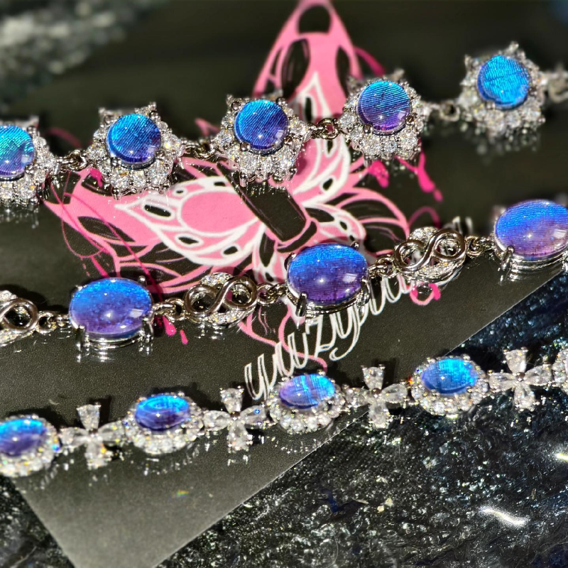 Handcrafted Morpho Butterfly Wing Bracelet
