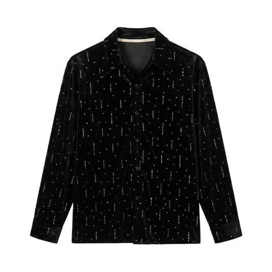 Simple Silver Shining Shirt