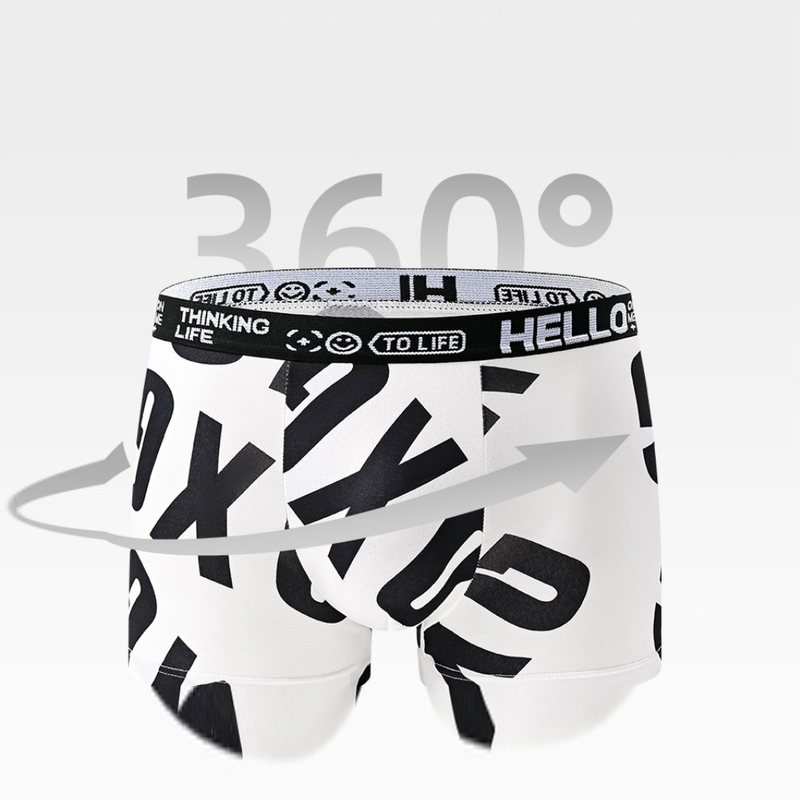 Men's And Women's Fashion Printed Boxer Briefs