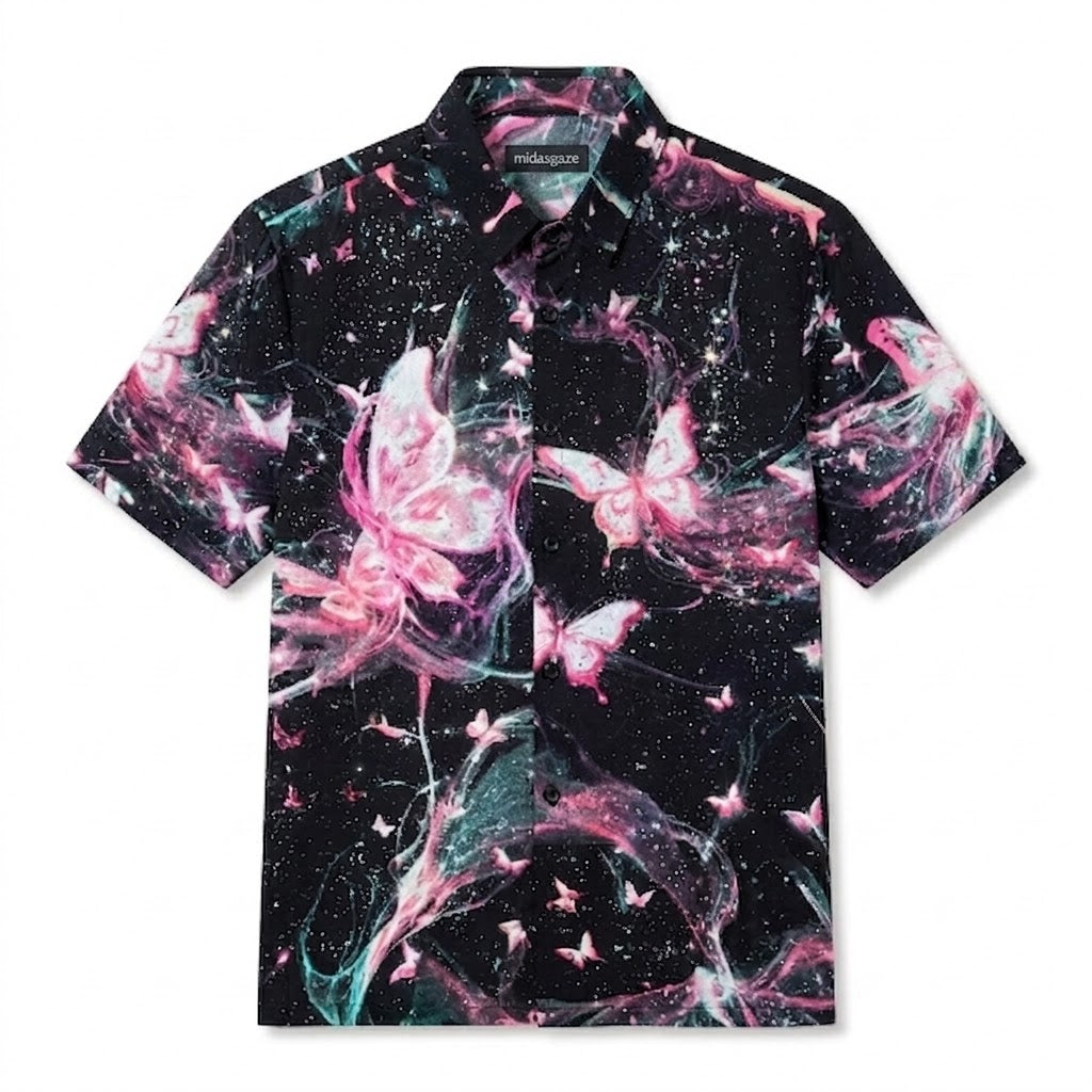 Dream Butterfly Men's Short Sleeve Shirt