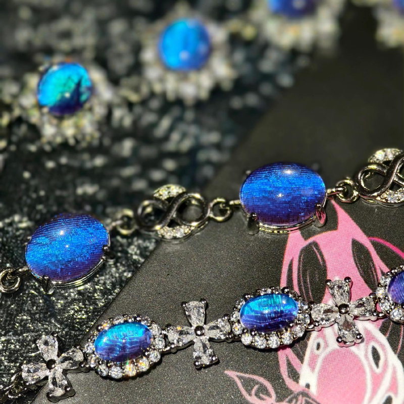 Handcrafted Morpho Butterfly Wing Bracelet