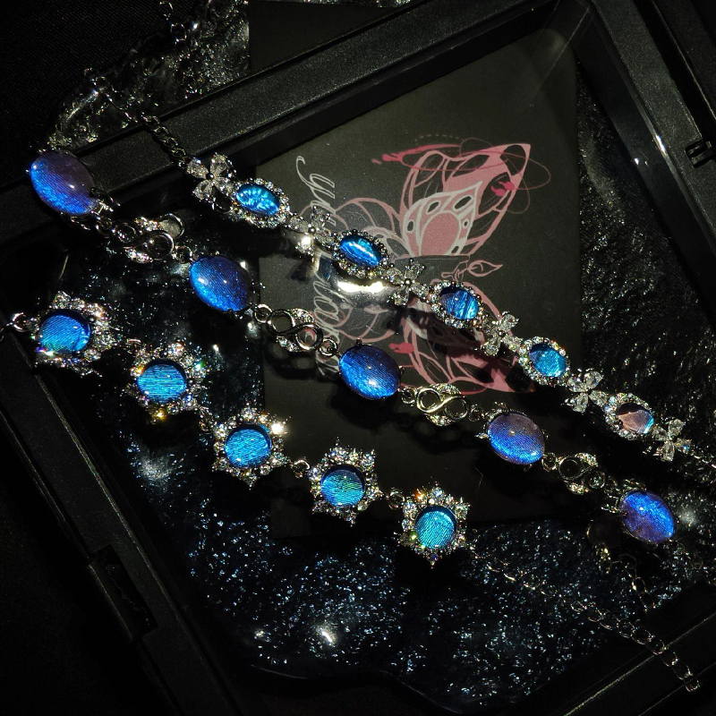 Handcrafted Morpho Butterfly Wing Bracelet