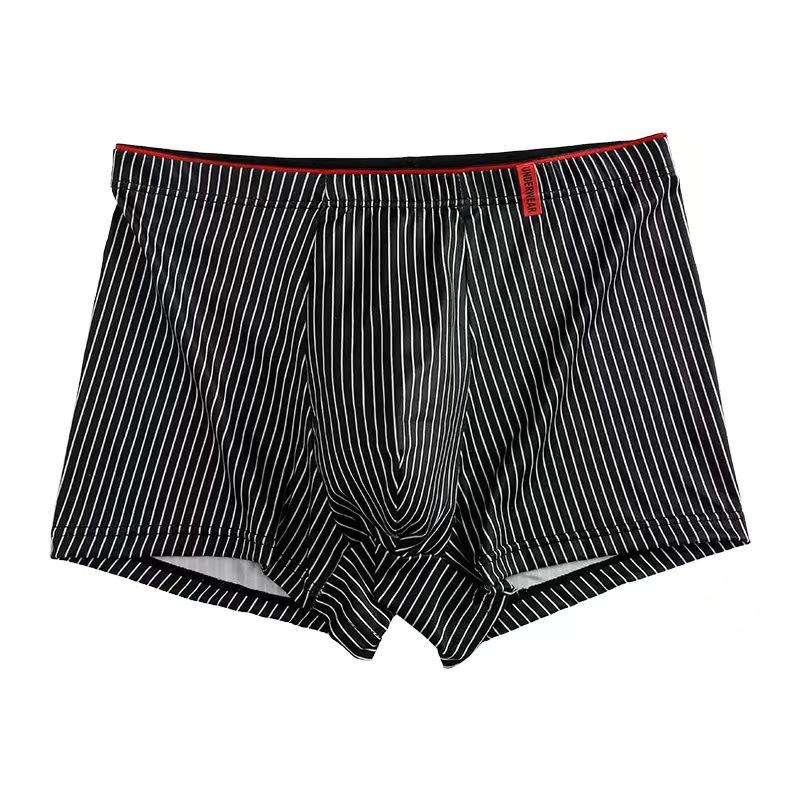 Men's Striped Boxer Comfortable Breathable Underwear