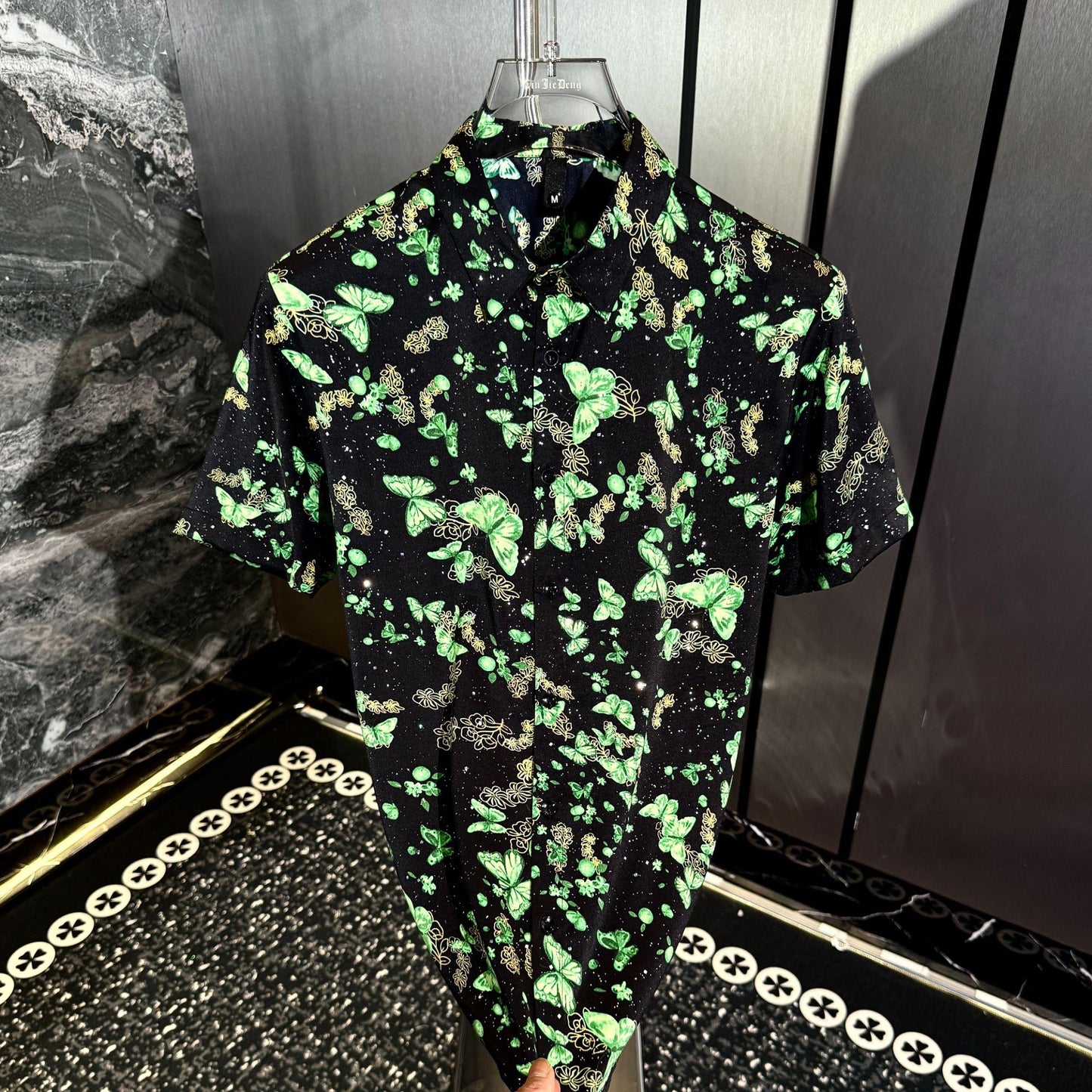 Men's Butterfly Short Sleeve Shirt