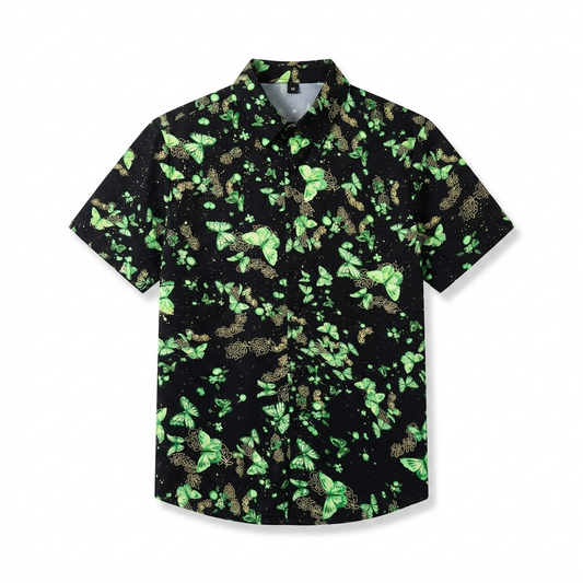 Men's Butterfly Short Sleeve Shirt