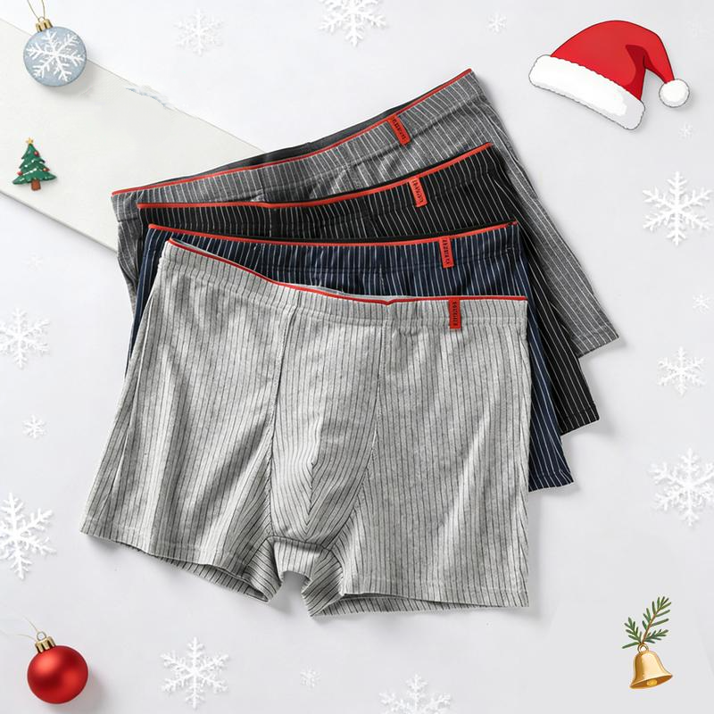 Men's Striped Boxer Comfortable Breathable Underwear